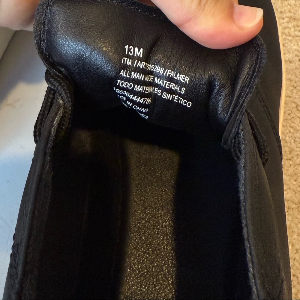 Izod Men’s Black Palmer Chukka Lace Up Memory Foam Boots Size 13 - Picture 7 of 8